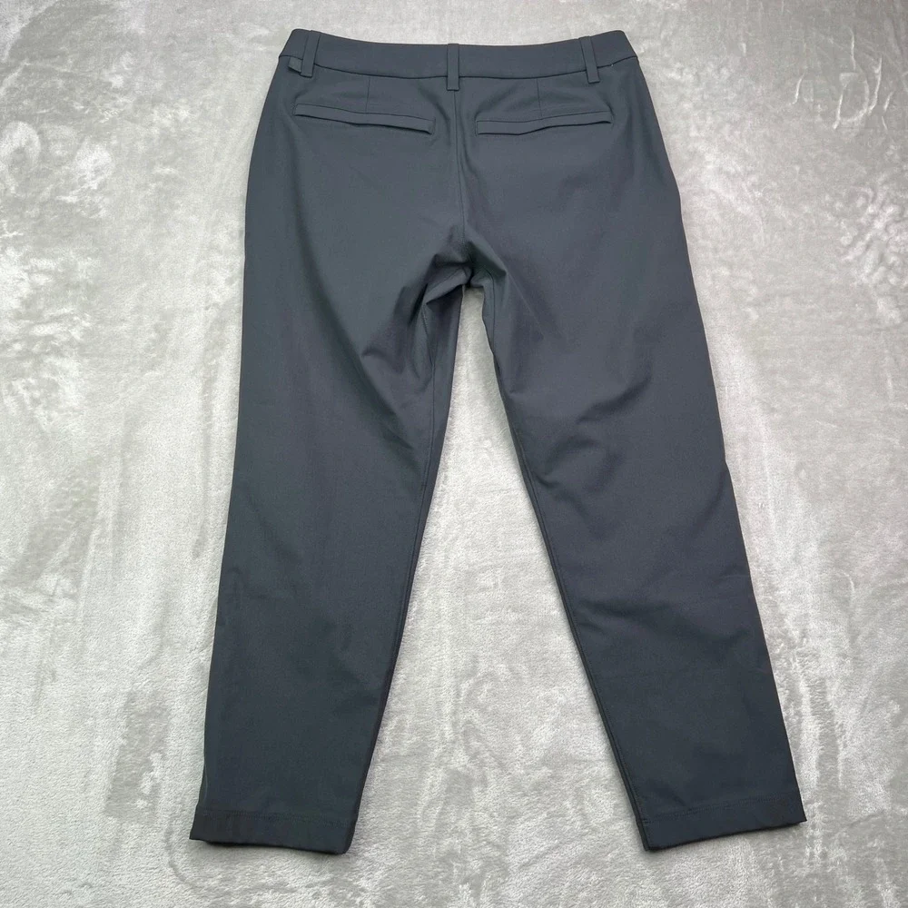 Lululemon Commission Slim-Fit Pants Mens 31 Grey Solid Performance Trousers